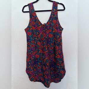 Vintage Inhibitions Satin Slip Dress size large